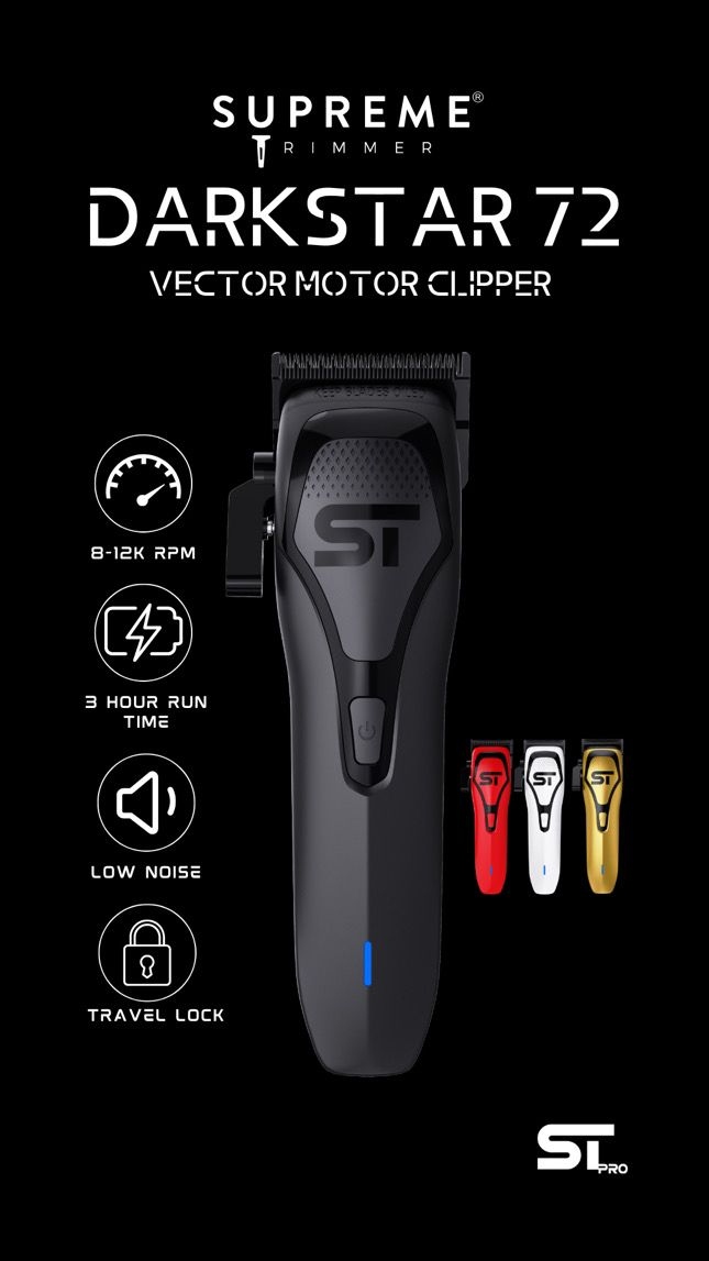 Tông Đơ Supreme Trimmer Darkstar72 Vector Motor Red - Nội Địa Mỹ